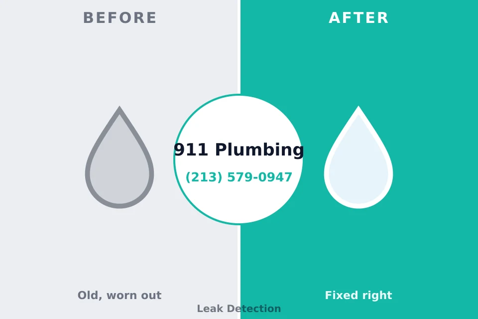 Before and after: plumbing company Le Sueur, MN